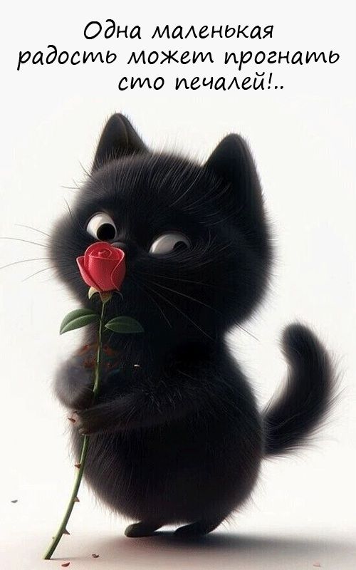 Одна маленькая радость может прогнать сто печалей!..