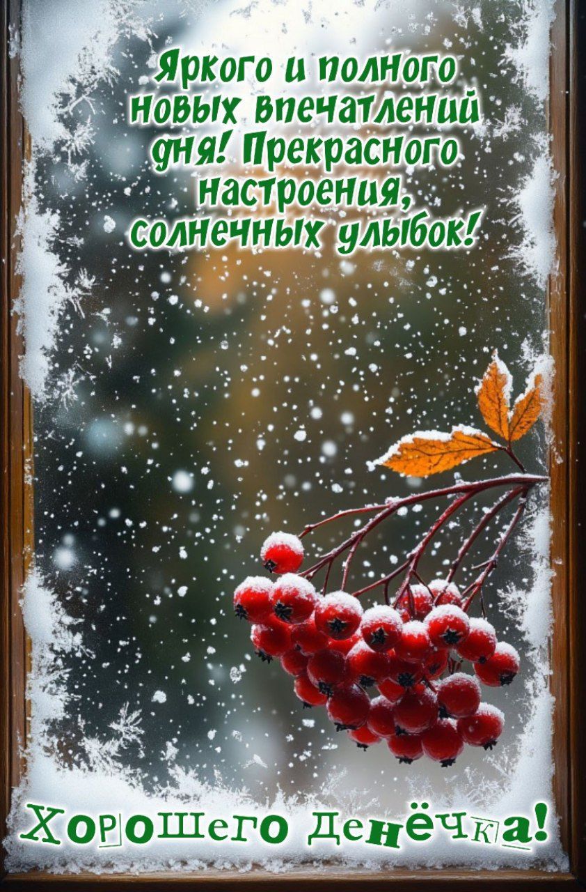 Яркого и полного Новых впечатлений дня! Прекрасного настроения, солнечных улыбок! Хорошего денёчка!