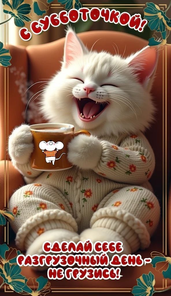 С СУБОТОЧКОЙ!
Сделай себе разгрузочный день - не грузись!