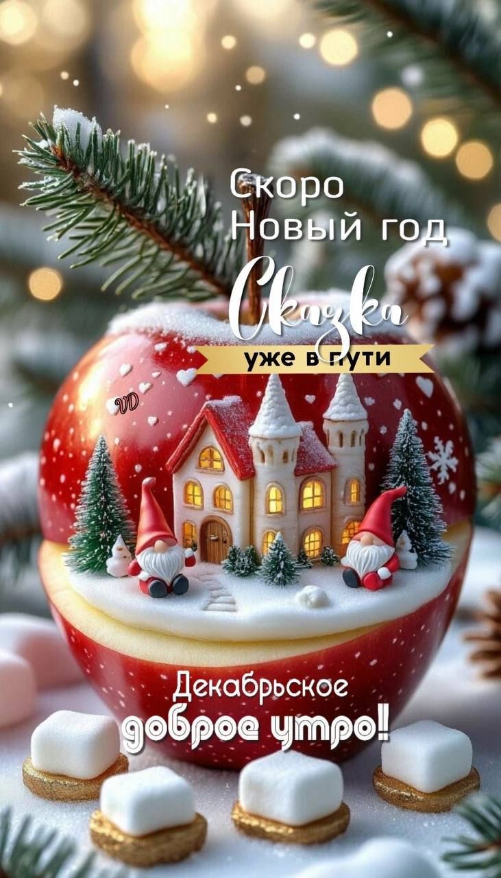 Скоро Новый год Сказка Уже в пути Декабрьское доброе утро!