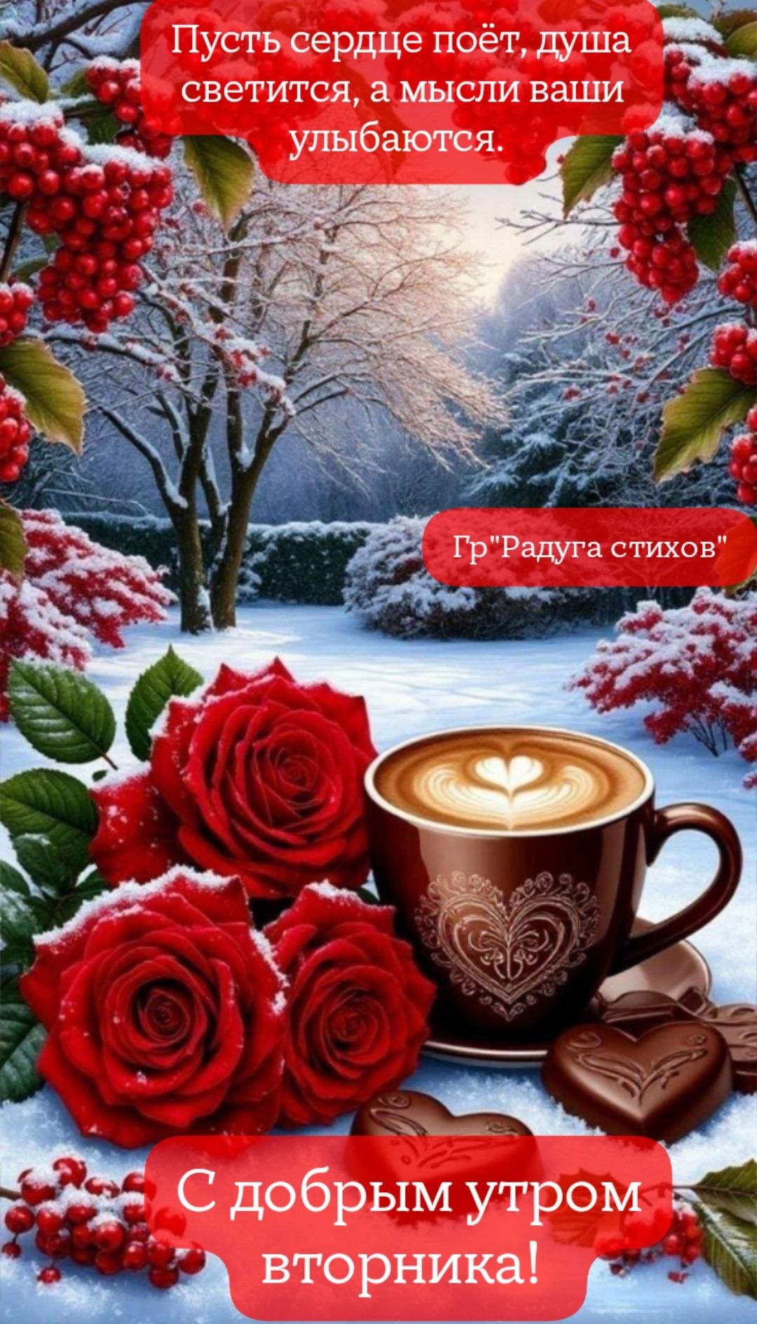 Пусть сердце поёт, душа светится, а мысли ваши улыбаются. Гр