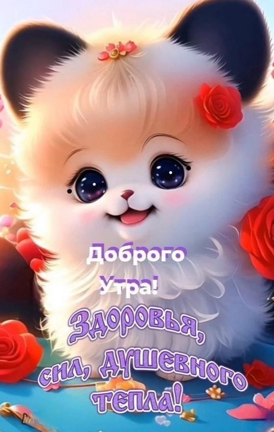 Доброго утра! Здоровья, силы, душевного тепла!