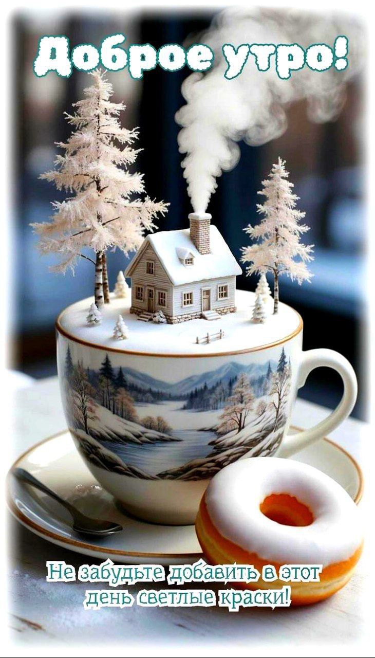 Доброе утро! Не забудьте добавить в этот день светлые краски!