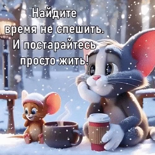 Найдите время не спешить. И постарайтесь просто жить!