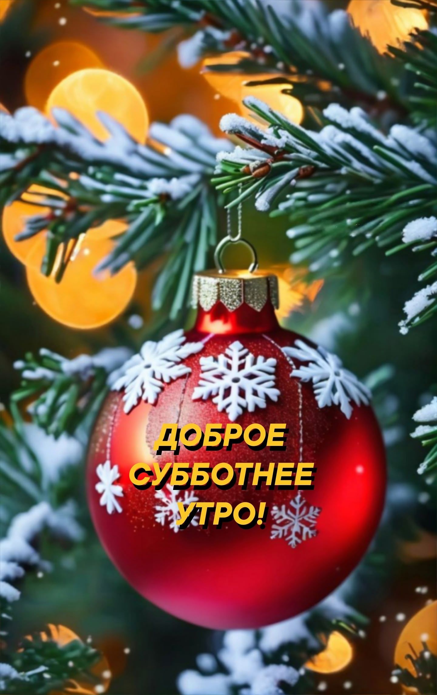 Доброе субботнее утро!