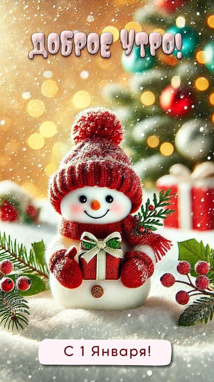 Доброе Утро!\nС 1 Января!