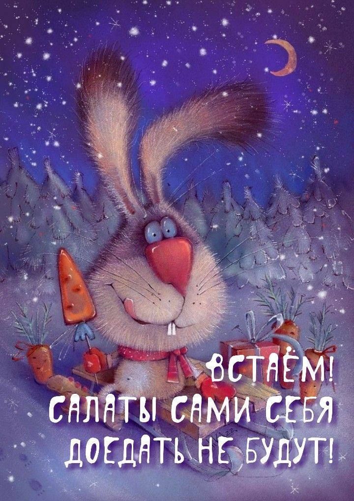 ВСТАЕМ! САЛАТЫ САМИ СЕБЯ ДОЕДАТЬ НЕ БУДУТ!