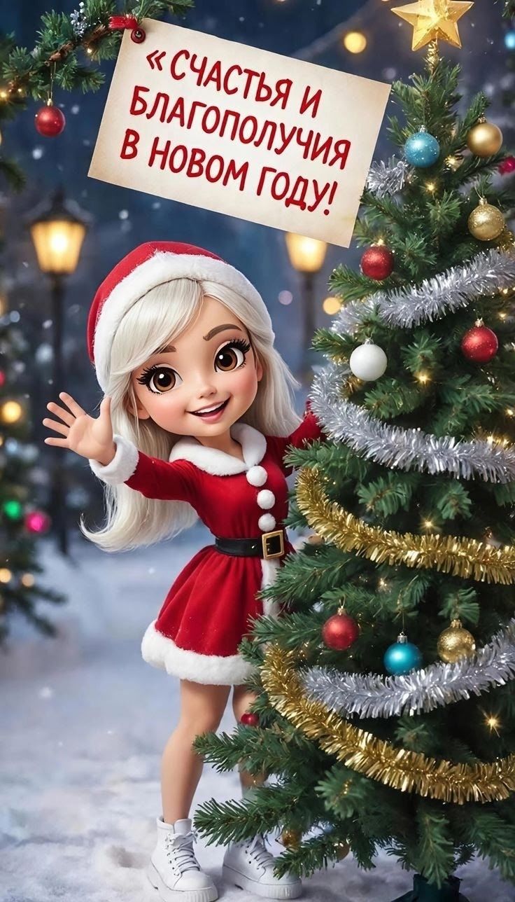 Счастья и благополучия в новом году!