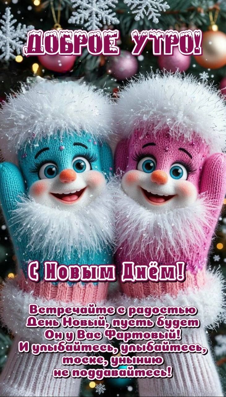 ДОБРОЕ УТРО! С Новым Днём! Встречайте с радостью День Новый, пусть будет Он у Вас Фартовый! И улыбайтесь, улыбайтесь, тоске, унынию не поддавайтесь!