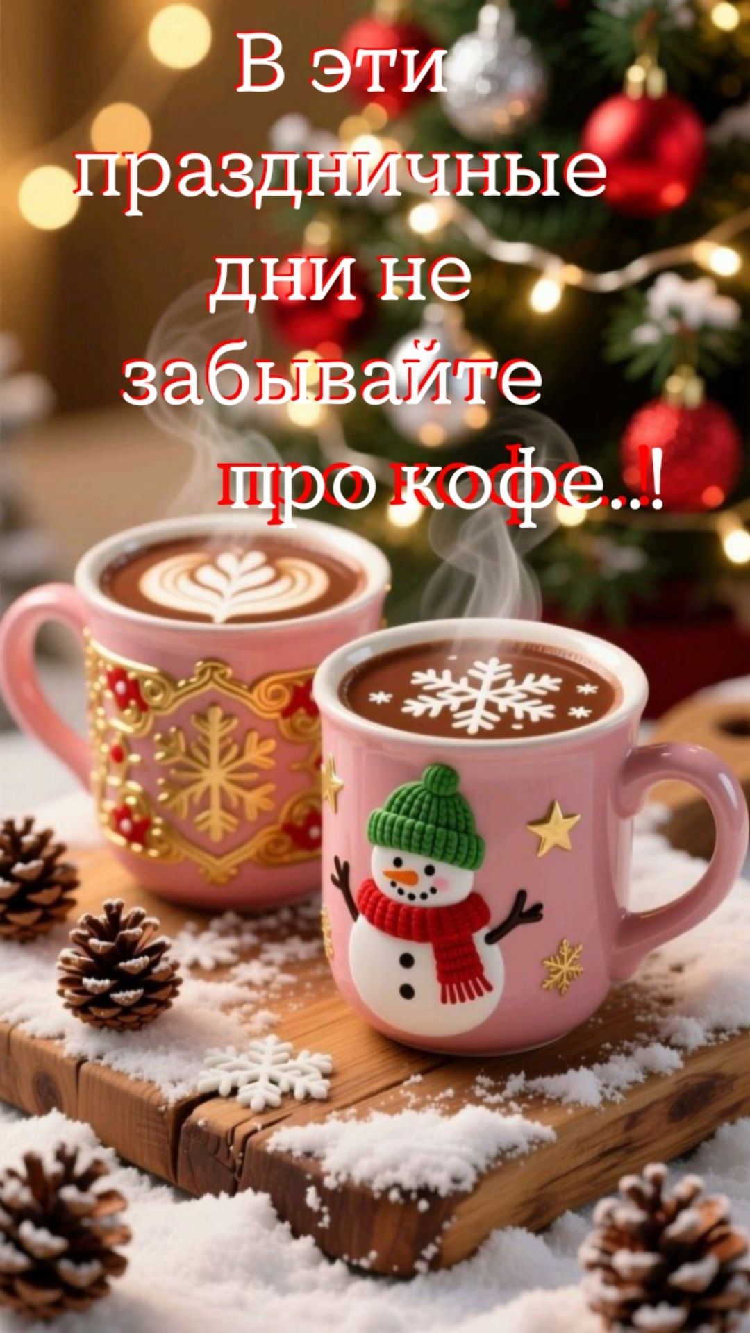 В эти праздничные дни не забывайте про кофе...!