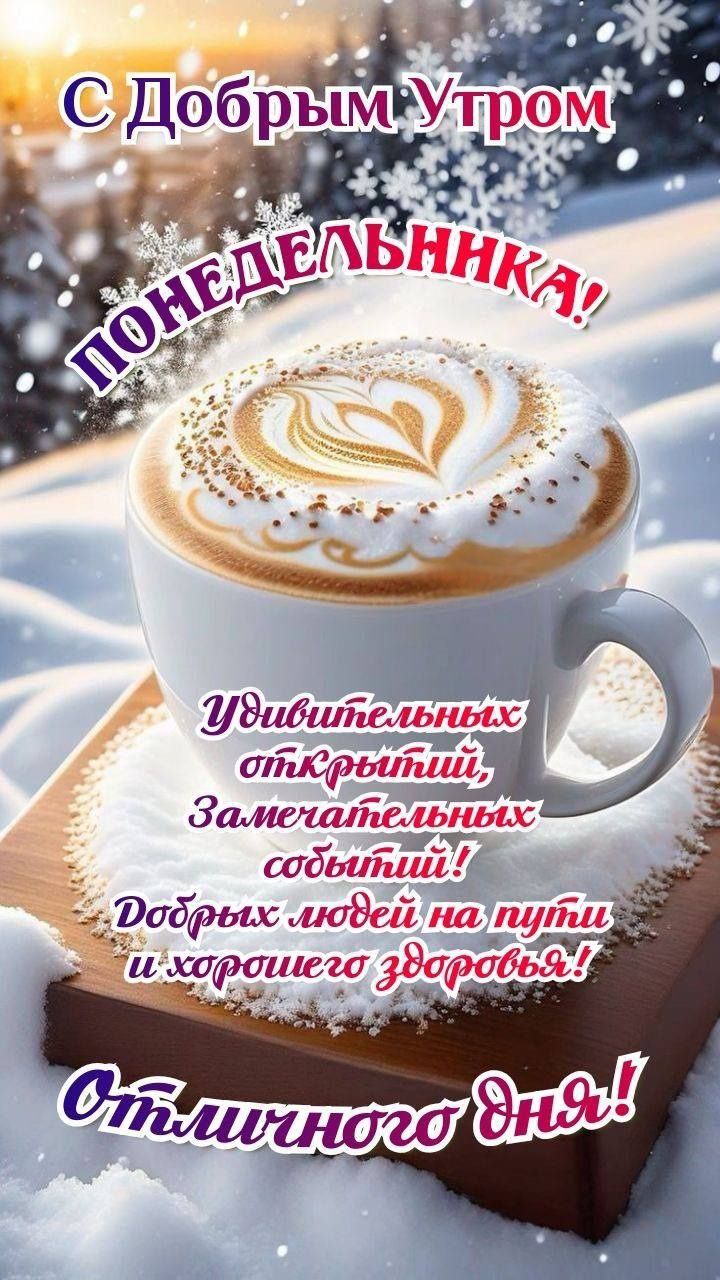 С Добрым Утром! ПОНЕДЕЛЬНИКА! Удивительных открытий, замечательных событий! Добрых людей на пути и хорошего здоровья! Отличного дня!