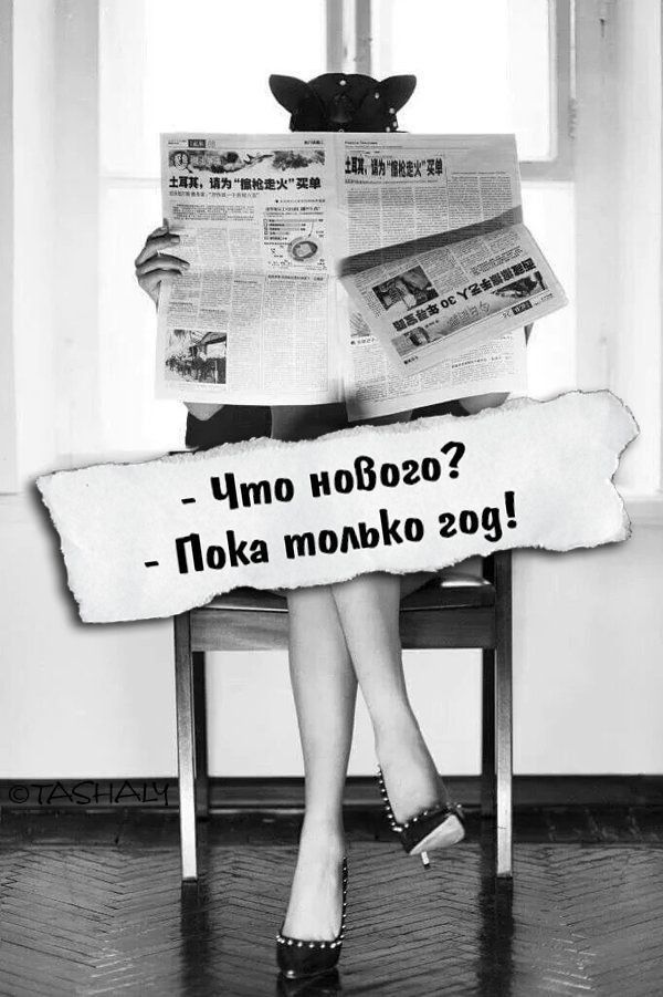 - Что нового? - Пока только год!