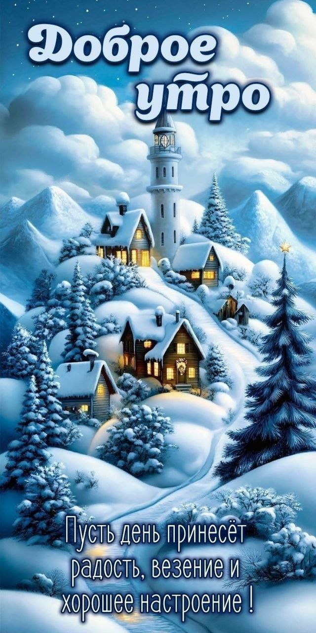 Доброе утро Пусть день принесет радость, везение и хорошее настроение!