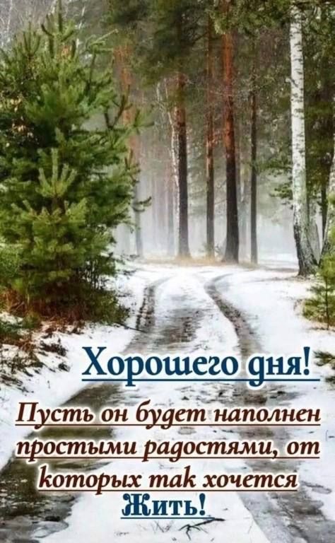Хорошего дня! Пусть он будет наполнен простыми радостями, от которых так хочется жить!