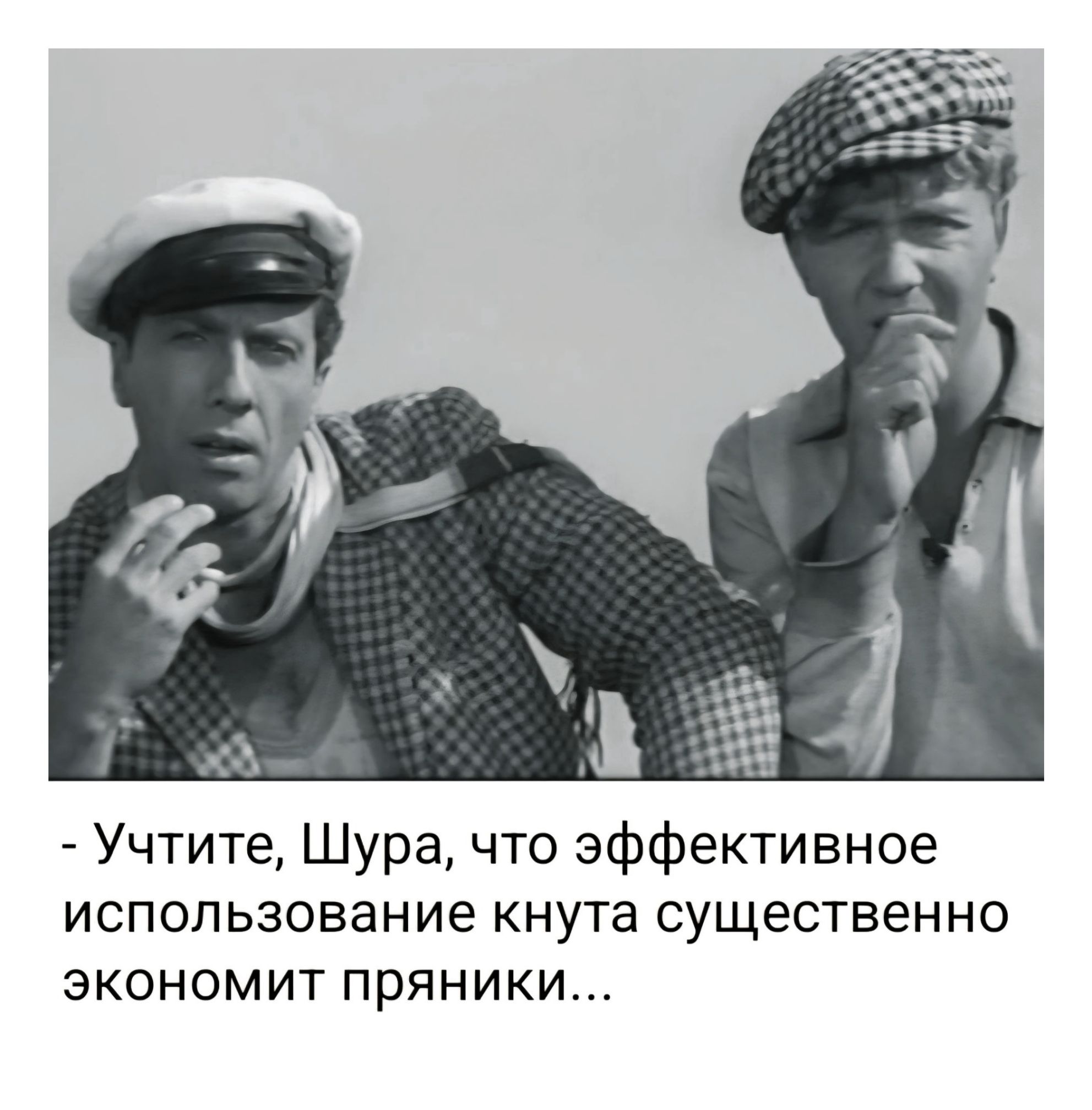 - Учтите, Шура, что эффективное использование кунта существенно экономит пряники...