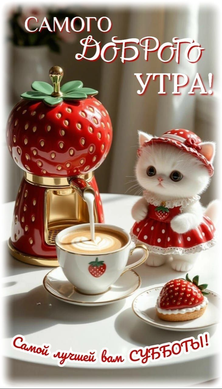 Самого доброго утра! Самой лучшей вам субботы!