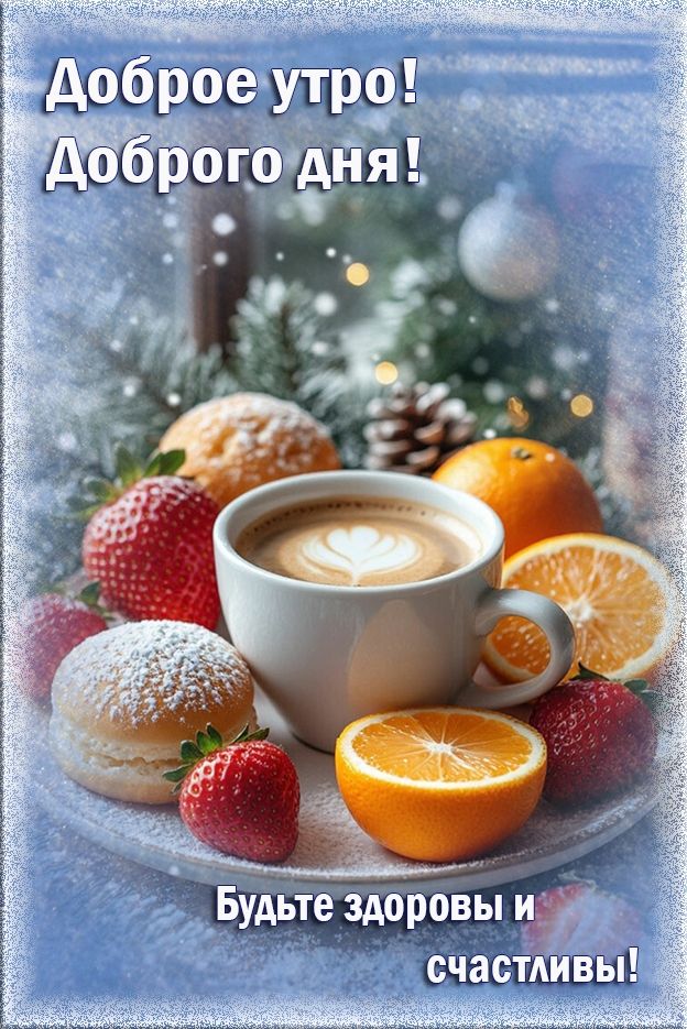 Доброе утро! Доброго дня! Будьте здоровы и счастливы!