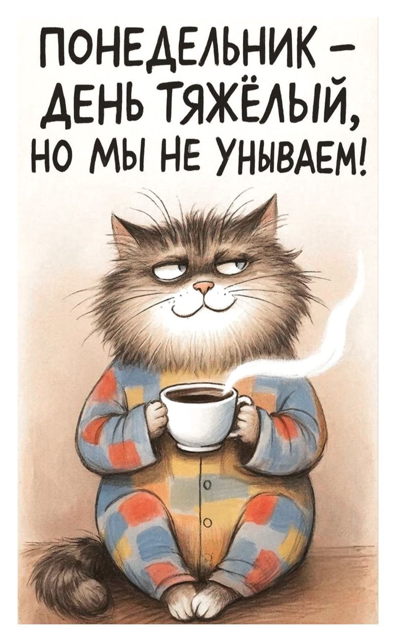ПОНЕДЕЛЬНИК - ДЕНЬ ТЯЖЁЛЫЙ, НО МЫ НЕ УНЫВАЕМ!