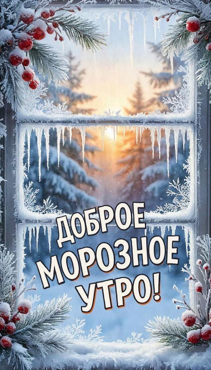Доброе морозное утро!