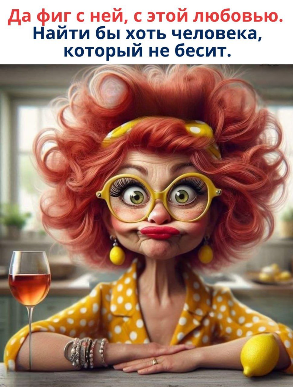 Да фиг с ней, с этой любовью. Найти бы хоть человека, который не бесит.