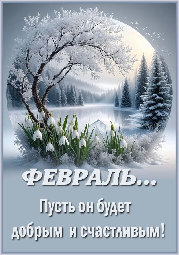 ФЕВРАЛЬ... Пусть он будет добрым и счастливым!