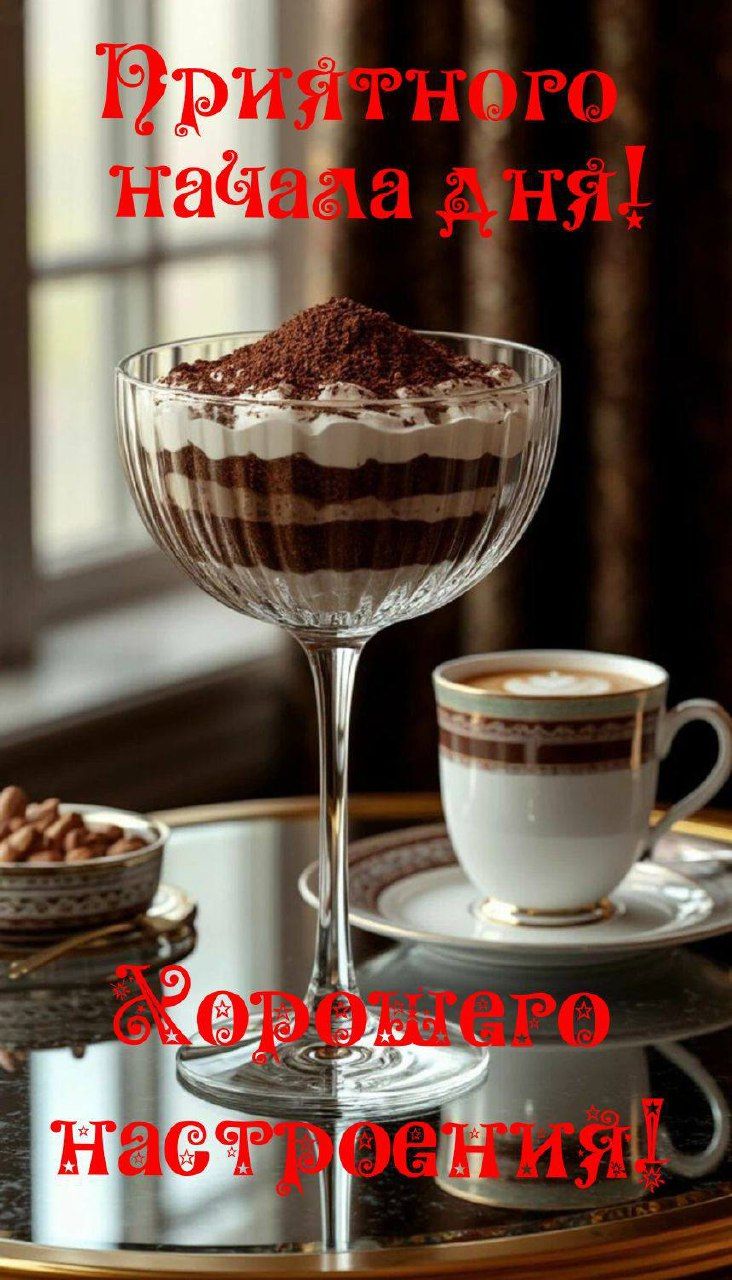 Приятного начала дня! Хорошего настроения!