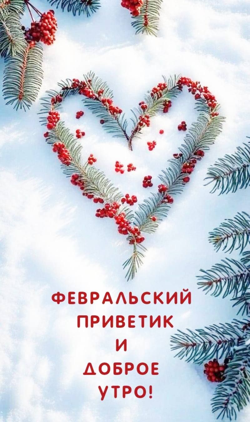 ФЕВРАЛЬСКИЙ ПРИВЕТИК И ДОБРОЕ УТРО!