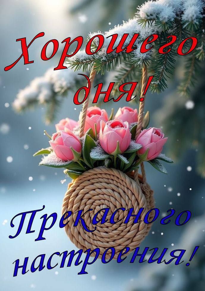 Хорошего дня! Прекрасного настроения!