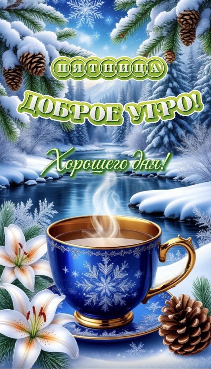 ПЯТНИЦА ДОБРОЕ УТРО! Хорошего дня!