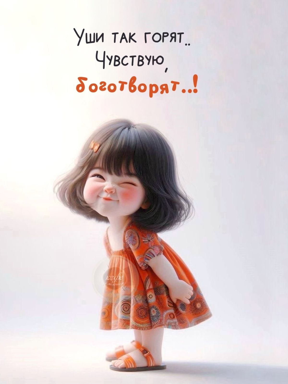Уши так горят.. Чувствую, боготворят..!