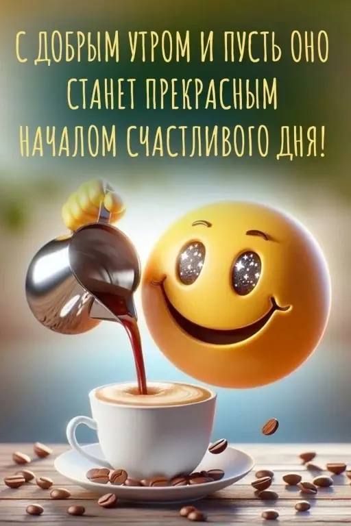 С добрым утром и пусть оно станет прекрасным началом счастливого дня!