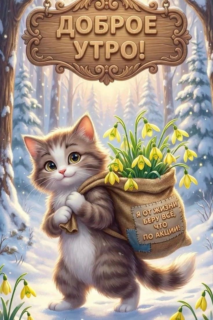 ДОБРОЕ УТРО! Я от жизни беру всё, что по акции!