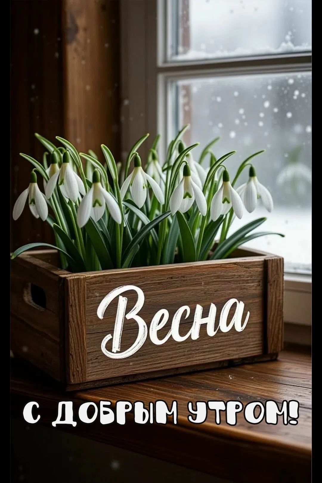 Весна\nС добрым утром!