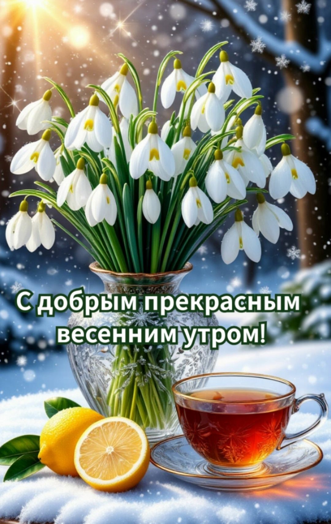 С добрым прекрасным весенним утром!