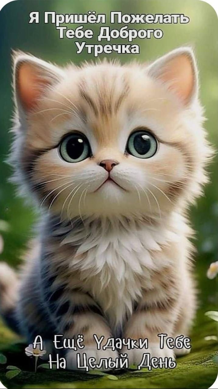 Я Пришёл Пожелать Тебе Доброго Утречка А Ещё Удачки Тебе На Целый День