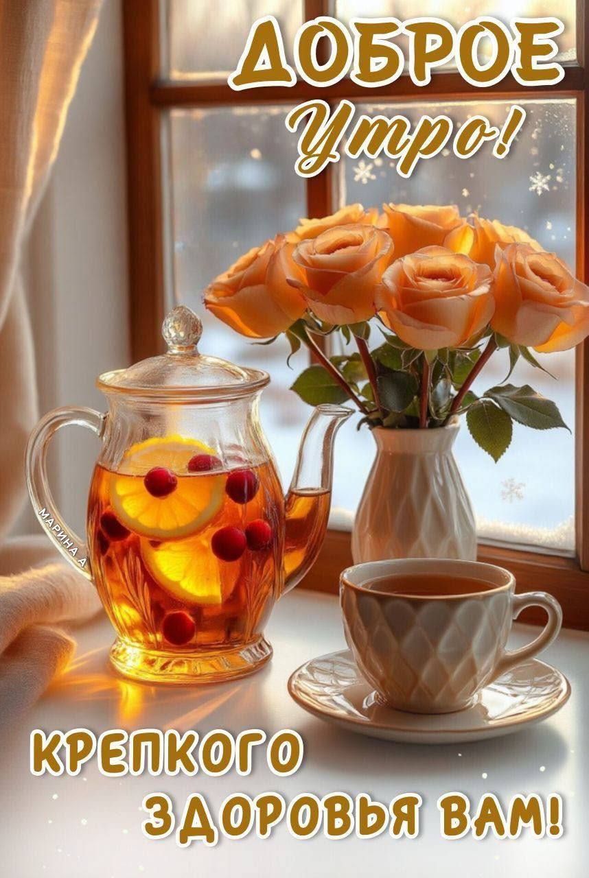 Доброе утро! Крепкого здоровья вам!