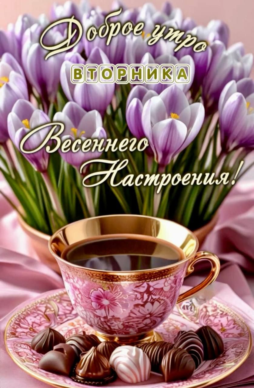 Доброе утро Вторника Весеннего Настроения!