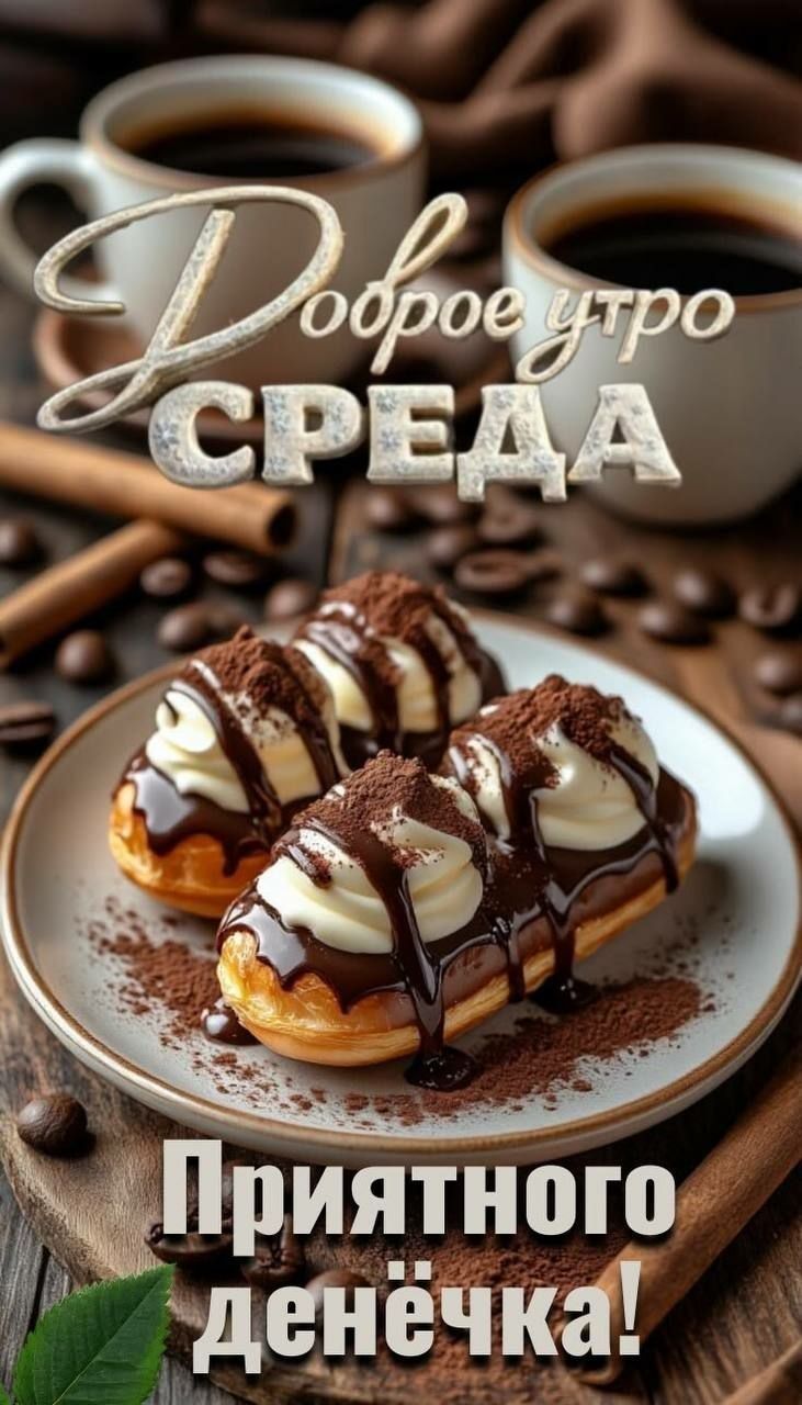 Доброе утро СРЕДА Приятного денёчка!