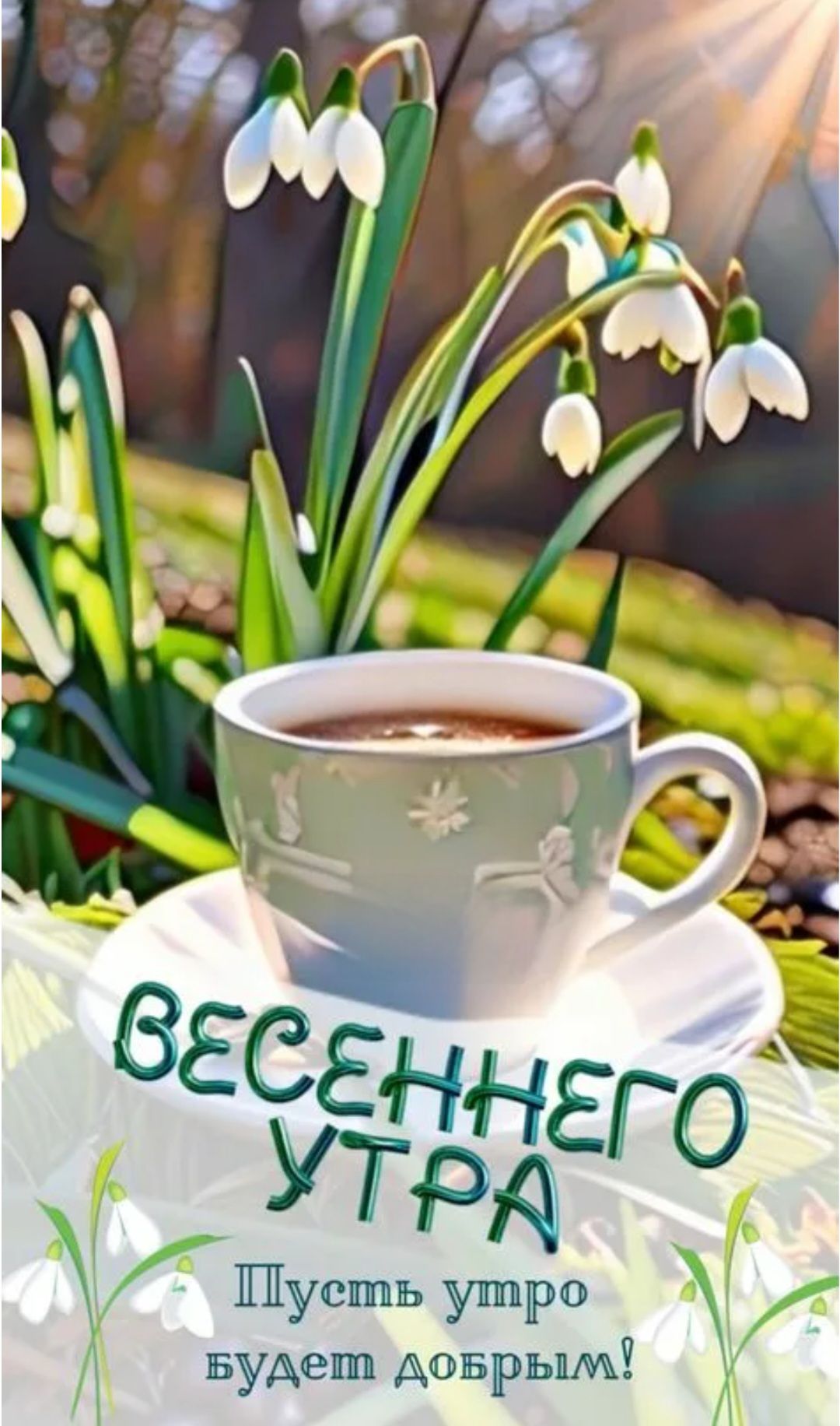 Весеннего утра Пусть утро будет добрым!