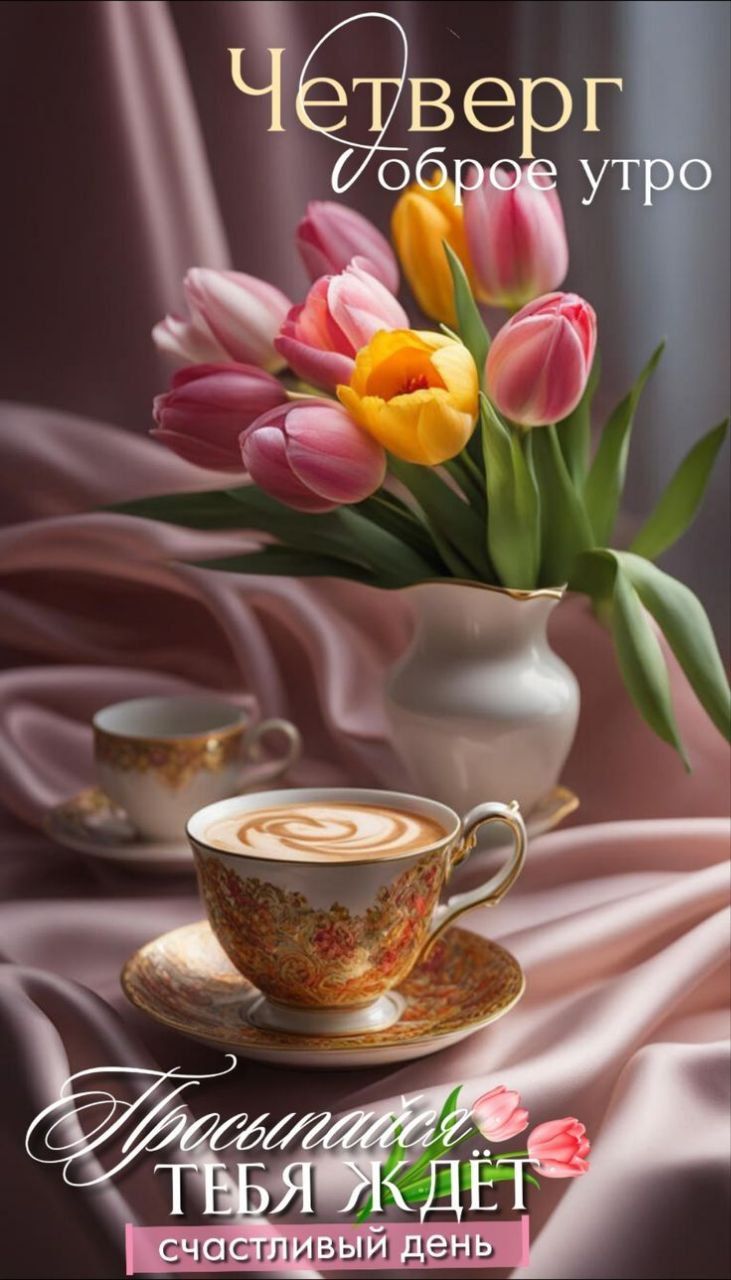 Четверг доброе утро Просыпайся тебя ждёт счастливый день