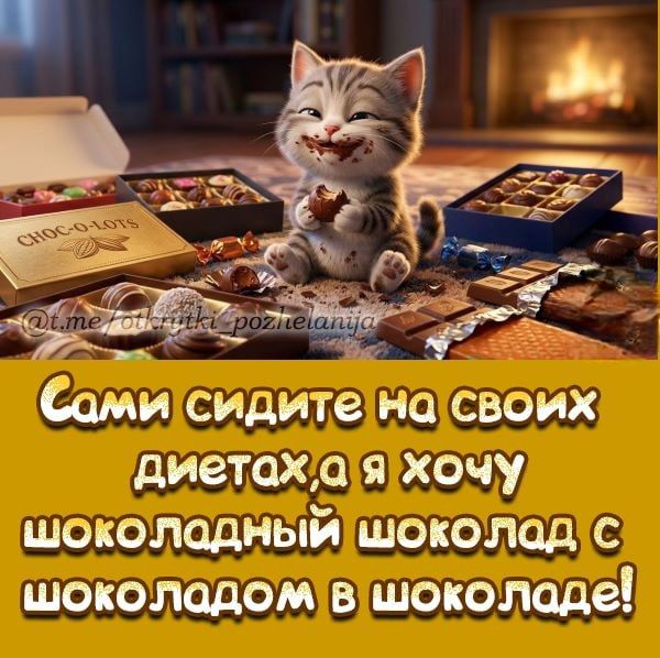 Сами сидите на своих диетах, а я хочу шоколадный шоколад с шоколадом в шоколаде!