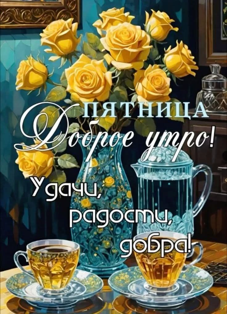 ПЯТНИЦА Доброе утро! Удачи, радости, добра!