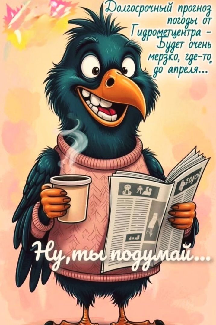Долгосрочный прогноз погоды от Гидрометцентра - Будет очень мерзко, где-то до апреля... Ну, ты подумай...