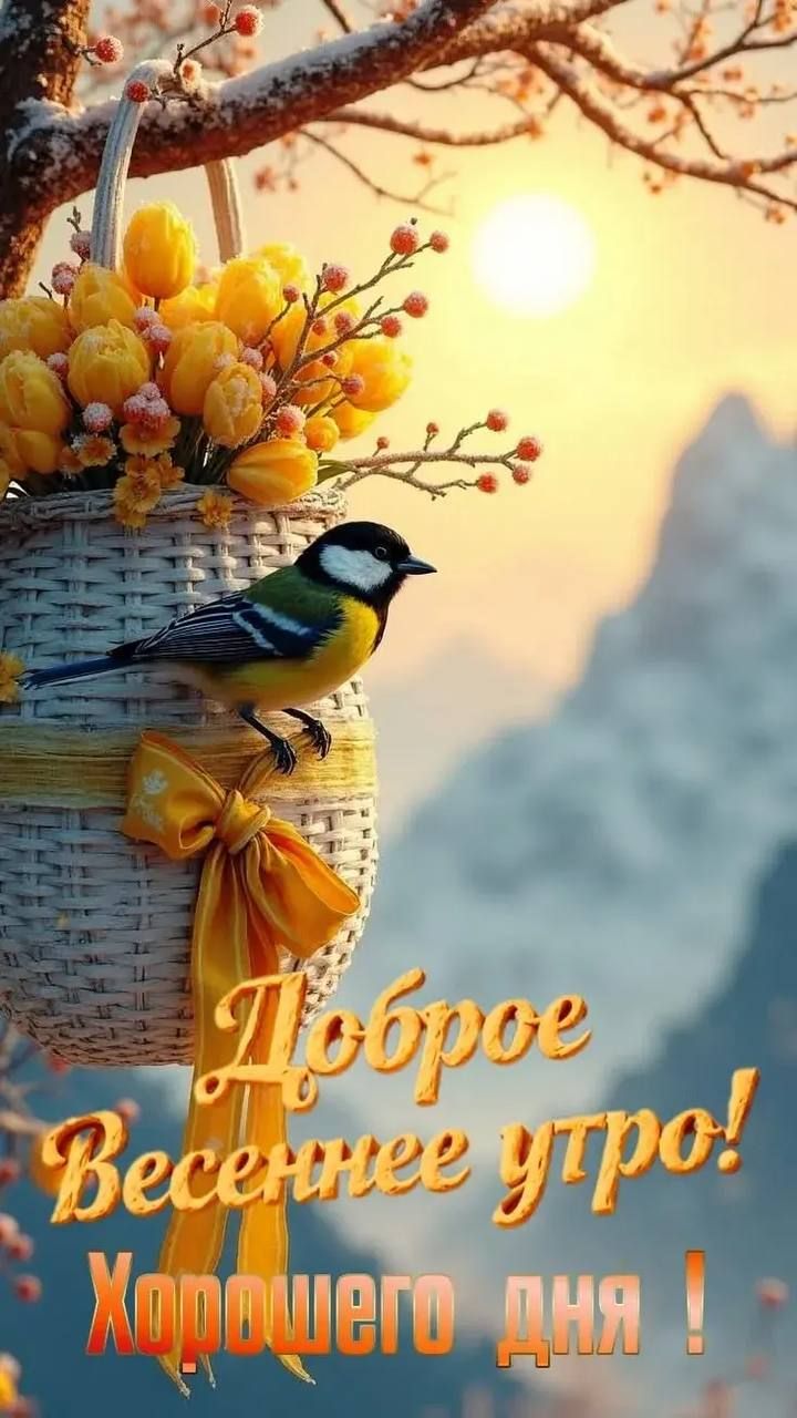 Доброе Весеннее утро! Хорошего дня!