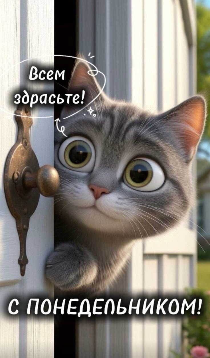 Всем здрасьте! С ПОНЕДЕЛЬНИКОМ!