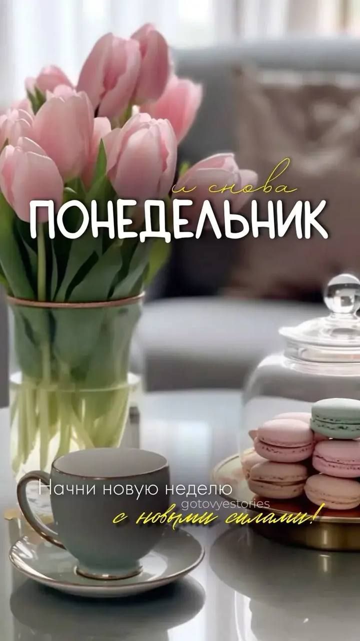 и снова ПОНЕДЕЛЬНИК Начни новую неделю с новыми силами! gotovyestories
