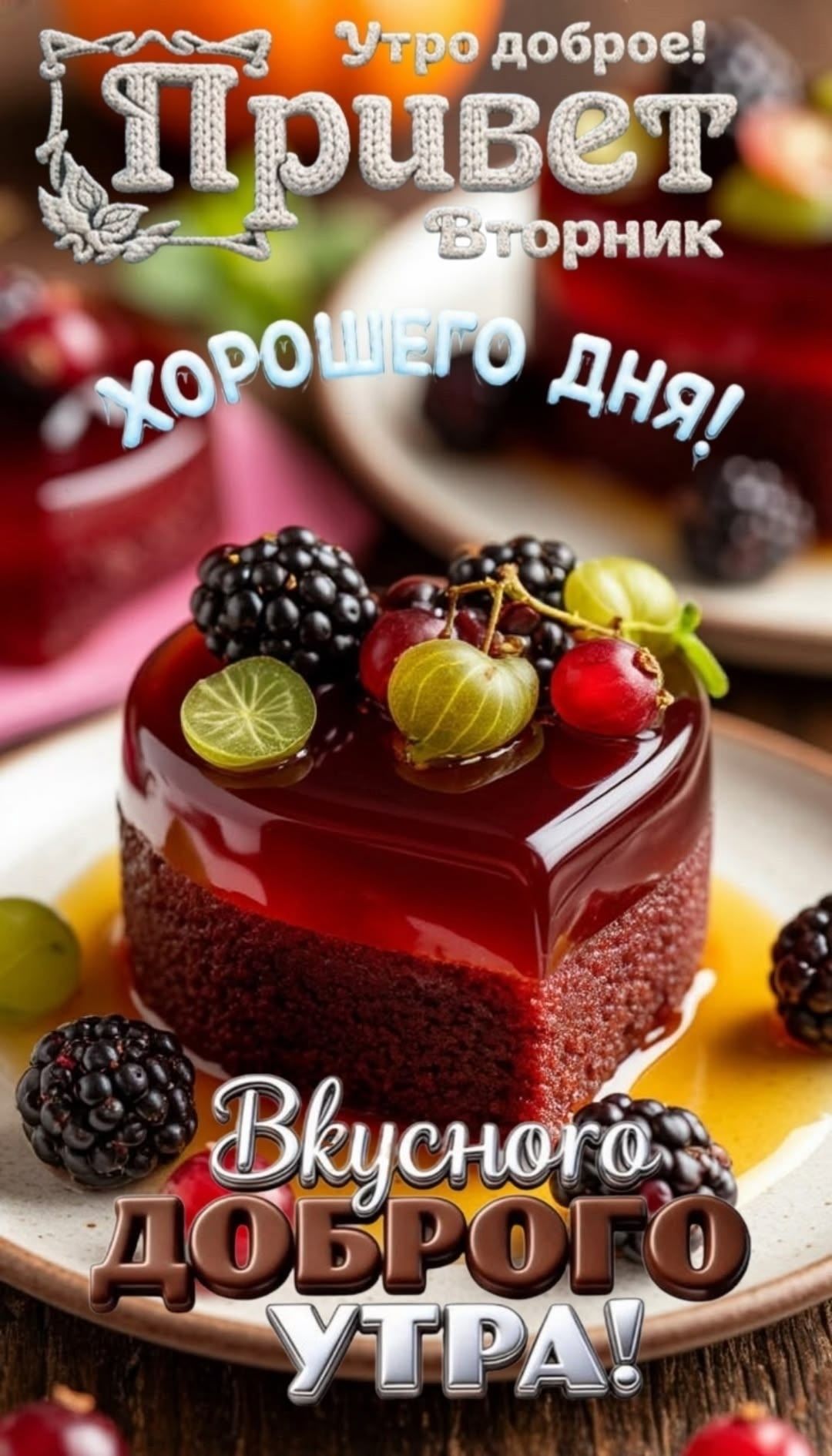 Утро доброе! Привет Вторник Хорошего дня! Вкусного ДОБРОГО УТРА!