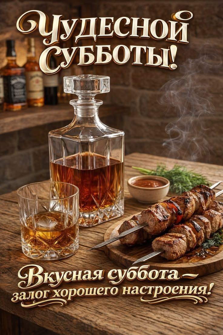 Чудесной субботы! Вкусная суббота - залог хорошего настроения!