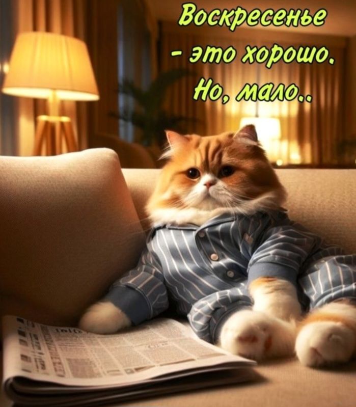 Воскресенье - это хорошо. Но, мало..