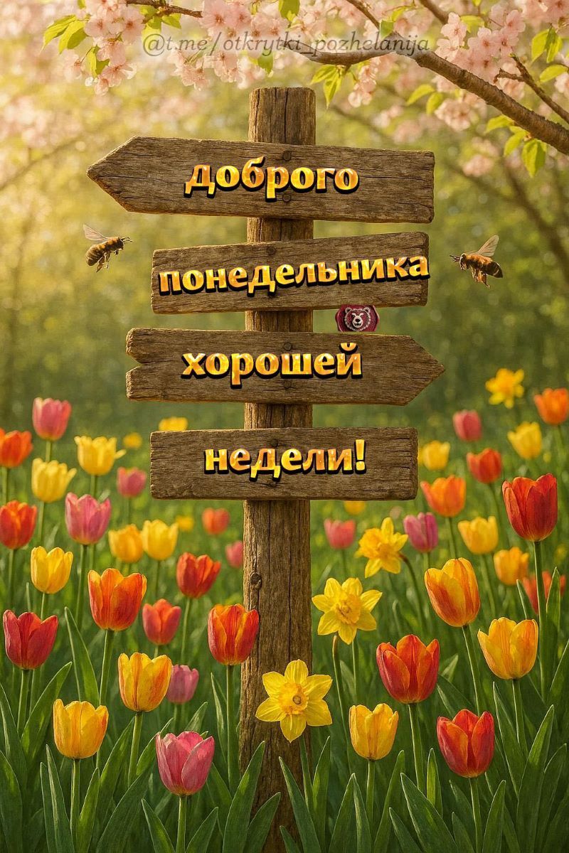 доброго понедельника хорошей недели!